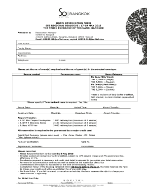 24 rules of concord pdf - HOTEL RESERVATION FORM SSE REGIONAL DIALOGUE 17-19 MAY - sseinitiative