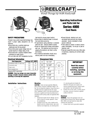 Series 4000 Operating Manual - CableOrganizer.com