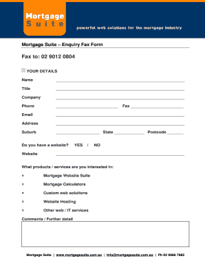 MORTGAGE SUITE enquiry form - Member Benefits