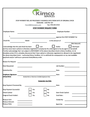 stop payment form template ohye mcpgroup co payment schedule form