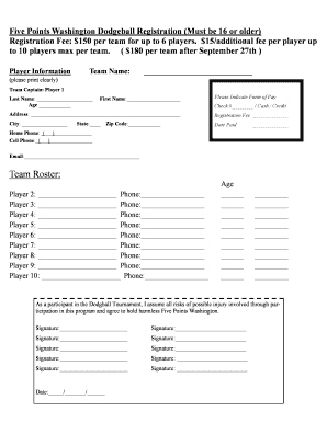 Team Roster - Five Points Washington - fivepointswashington