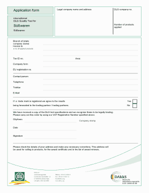 International DLG Quality Test for Swaren - dlg