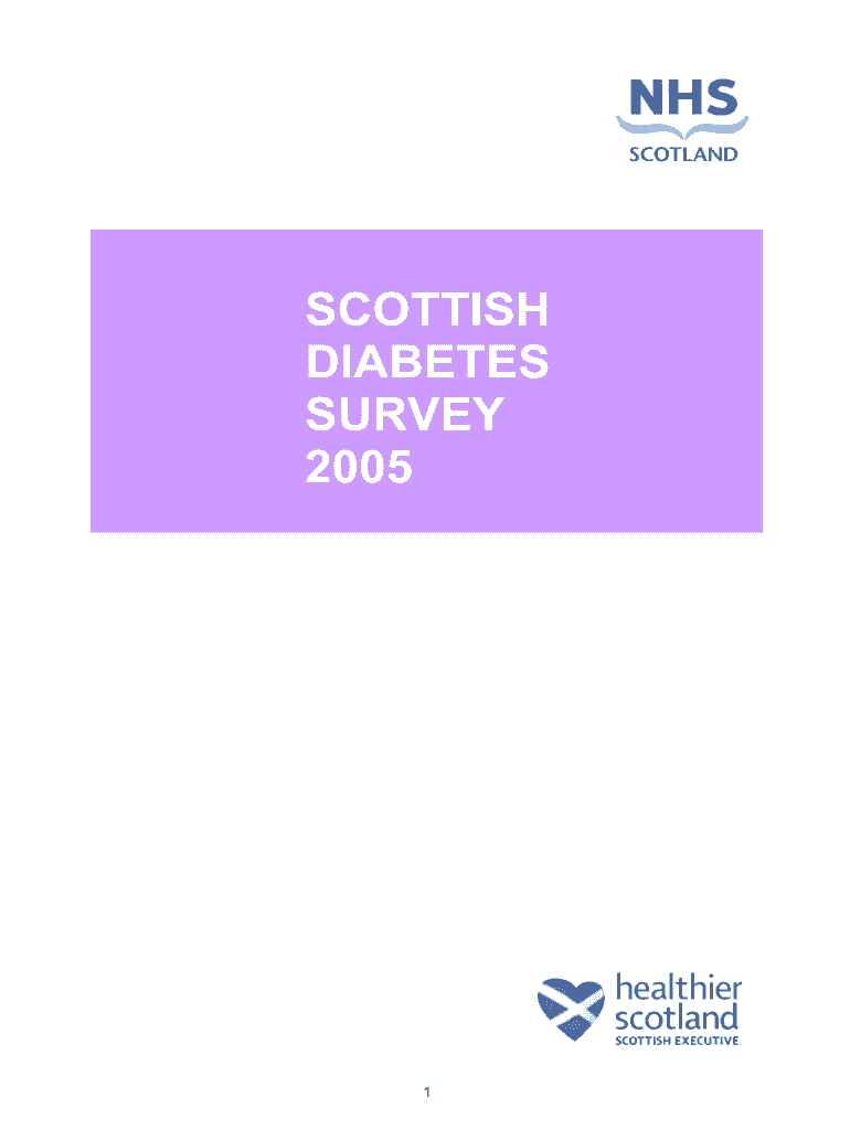 Fillable Online diabetesinscotland org Diabetes Scottish Diabetes