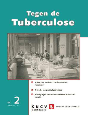 Know your epidemic de tbc-situatie in Klinische les - kncvtbc