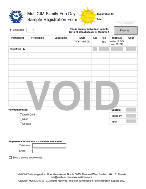 Form preview