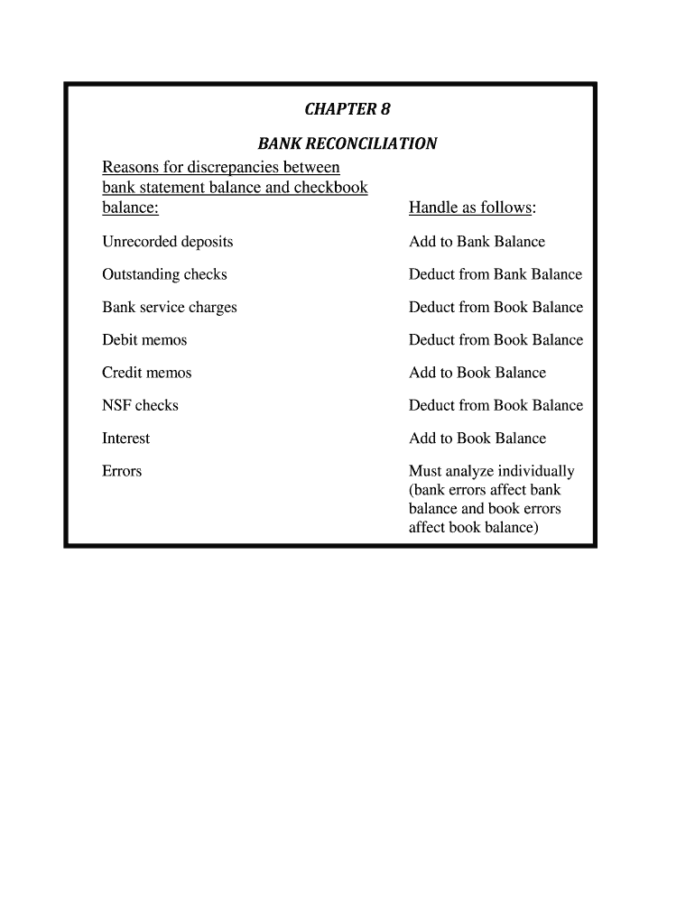 Fillable Online bank statement balance and checkbook Fax Email Print pdfFiller