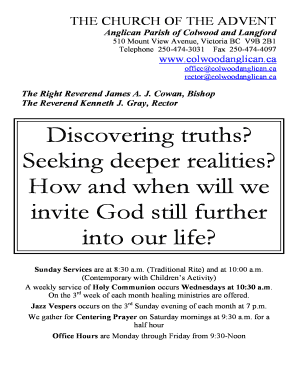 Discovering truths - colwoodanglican