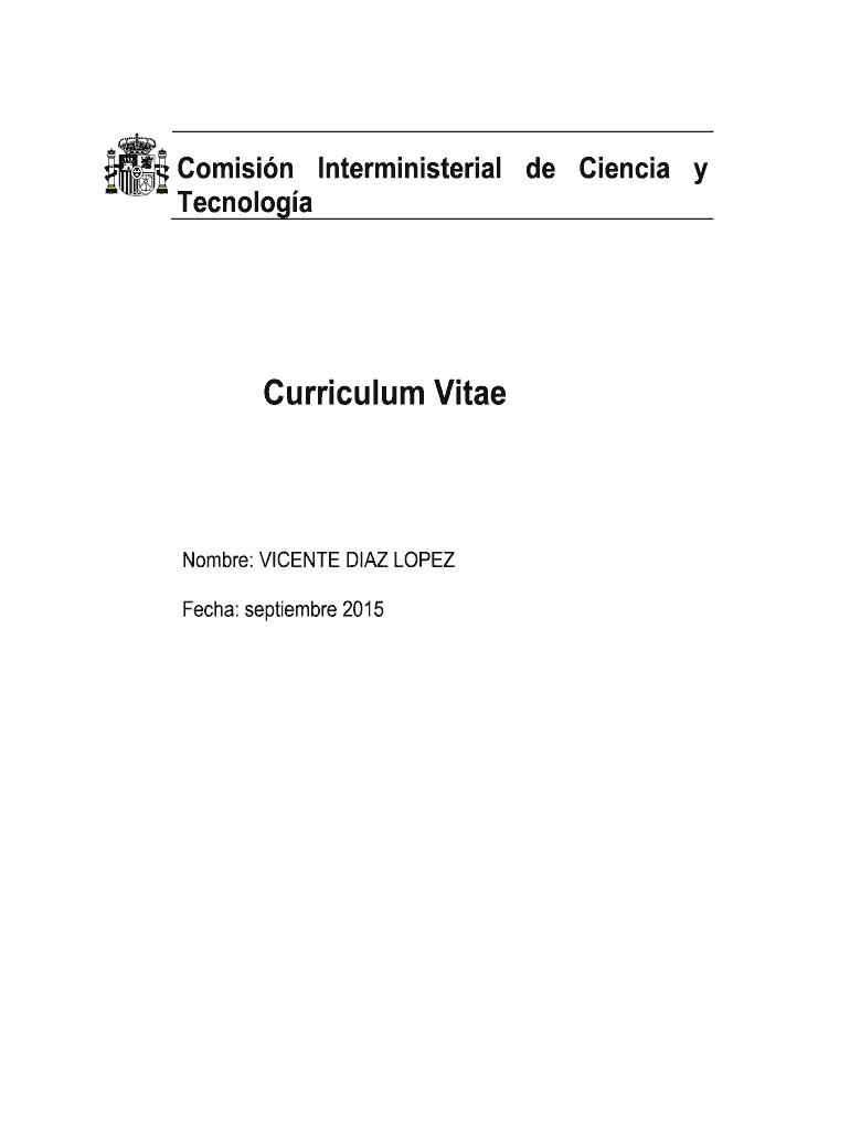 Curriculum Vitae - UC3M Vista previa en la página 1