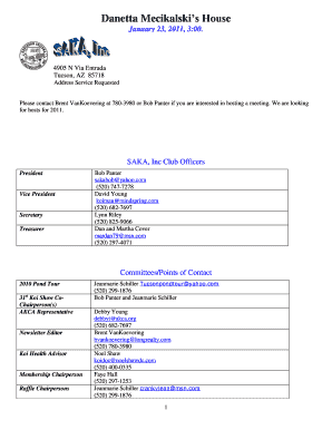 SAKA Newsletter - Southern Arizona Koi Association - sakoia