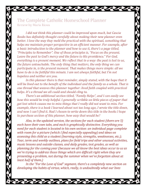 Fillable Online The Complete Catholic Homeschool Planner Fax Email ...