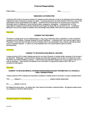 Apa abstract example - Financial Responsibility - Atlanta Oncology Associates