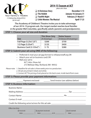 Childrens christmas theatre in school