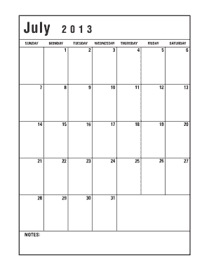 CALENDAR TEMPLATES