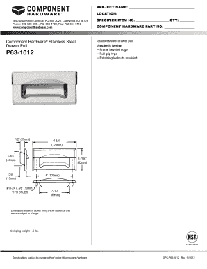 SPC-P63-1012 (pdf) - Component Hardware