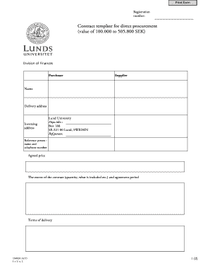 Minutes of meeting example - Contract template for direct procurement (value of ... - Staff Pages