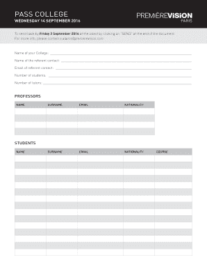 Puzzle 4 pieces template - PASS COLLEGE - Premire Vision Paris