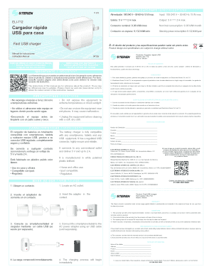 ESPECIFICACIONES SPECIFICATIONS - sterencommx