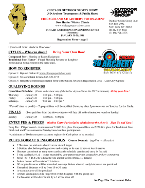 COSS 3D Archery Tournament Registraton Form - Chicago Outdoor bb