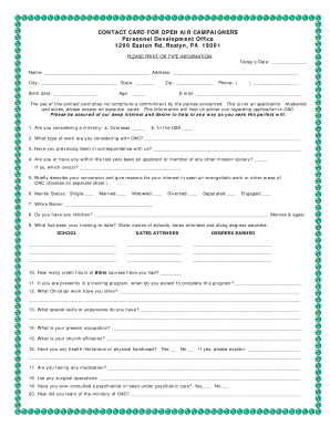 Form preview