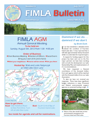 FIMLA Bulletin July 2012 Number 6 - Fourteen Island and Mink ... - fimla