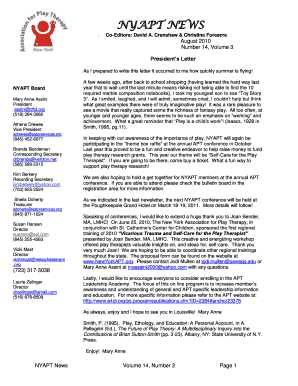 Non promotion counseling pdf - August 2010 Newsletter - New York Association of Play Therapists - newyorkapt