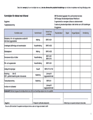Swedish Fireplace Inspection Form