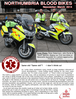 Fund-raising for Northumbria Blood Bikes CO - northumbriabloodbikes org