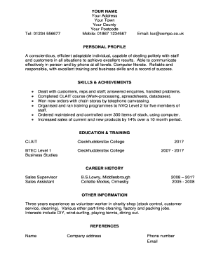 Form preview