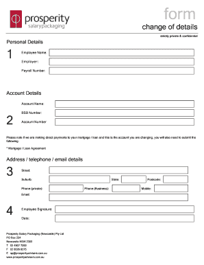 employee information forms