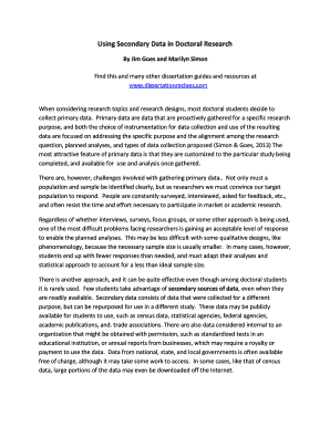 Understanding Secondary Data in Research | University of Phoenix Research Hub dissertation using secondary data