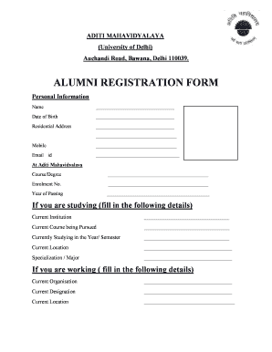 ALUMNI REGISTRATION FORM - bamv94bborgb