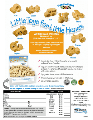 DoodleTown Toys - Wesscott Marketing