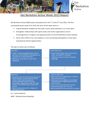 Get Berkshire Active Week 2013 Report - getberkshireactive