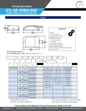 30W135W LED Area Fixture