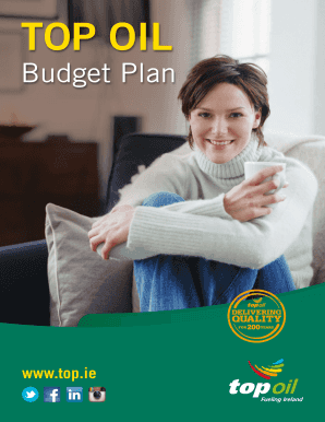 Download Budget Plan application form - Top Oil - top