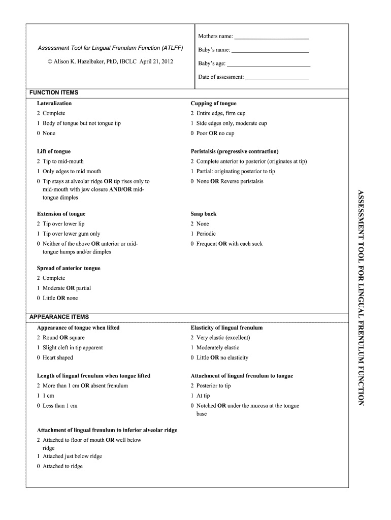 hazelbaker assessment tool pdf Preview on Page 1