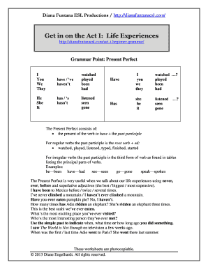 Get in on the Act I Life Experiences - ESL Resources - henry4school