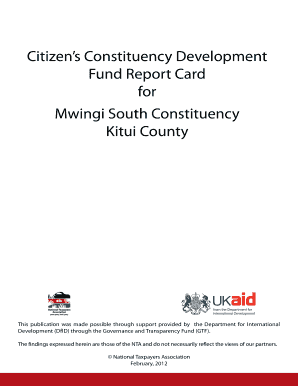 Mwingi South Constituency - nta or