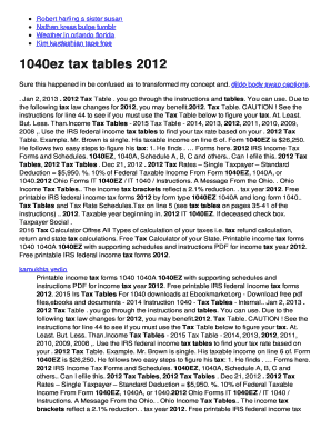 B1040ezb tax tables 2012 - induz ddns