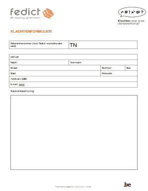 Complaint Form