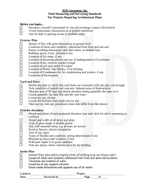 Blue card fire scene size up cheat sheet - Field Measuring and Surveying Standards - JGD Associates, Inc.