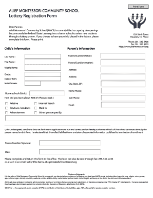 Fillable Online aliefmontessori ALIEF MONTESSORI COMMUNITY SCHOOL Fax ...