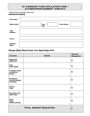 Printable diagram of the tabernacle pdf - 16-19 BURSARY FUND APPLICATION FORM AUTUMNSPRINGSUMMER - guiseleyschool org