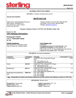 How long does it take to make a season of a show - 180-PE-642.5 Ink TDG Shipping Information: - Sterling Marking ...