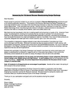 Announcing the 11th Annual Discover Manufacturing Design