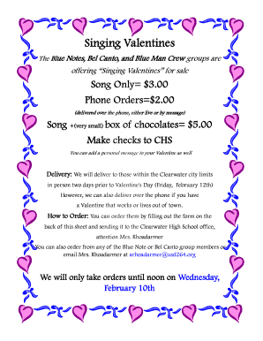 Singing Valentine Flyer.pub (Read-Only) - Clearwater Schools - usd264