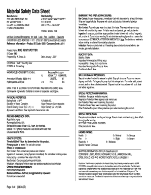 Complaint form sample - BOX 591 COFFEYVILLE, KS 67337 PHONE: 620/2517033 24 Hour Chemical Emergency for: Spill Leak Fire Accident Exposure CHEMTREC: (800) 4249300 / Intl: (703) 5273887 (collect calls accepted) Reference information Product ID Code: 4303 / Company