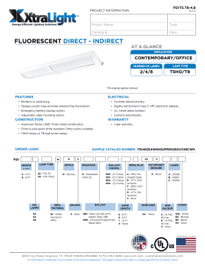 Fillable Online Catalog Date FlUoRESCEnT diRECT - indiRECT Fax Email ...