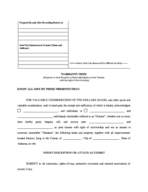 Special warranty deed montana - alabama warranty deed form