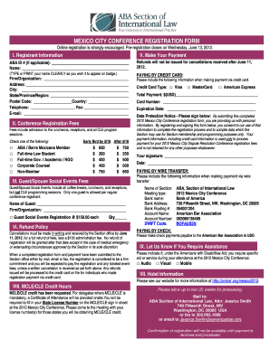 Fillable Online Americanbar Download The Hard Copy Registration Form American Bar Association Fillable Online Americanbar Download The Hard Copy Registration Form American Bar Association